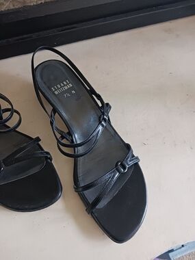 Stuart Weitzman Slingback Strap Leather Sandal